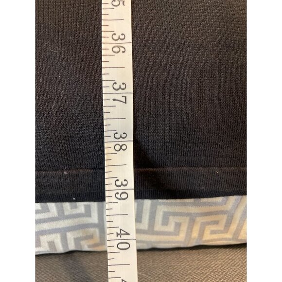 Lane Bryant NWT Black Sweater Patterned V Neck Dress Sz 18 - Picture 10 of 10